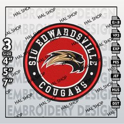 NCAA SIU Edwardsville Cougars Embroidery Designs, NCAA SIU Cougars Logo Embroidery Files, Machine Embroidery Designs