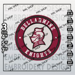 NCAA Bellarmine Knights Embroidery Designs, NCAA Bellarmine Knights Logo Embroidery Files, Machine Embroidery Designs