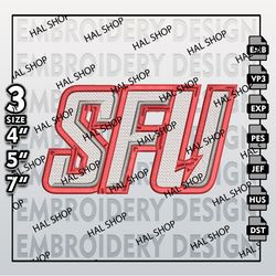 NCAA Embroidery Files, St Francis Red Flash Embroidery Designs, Machine Embroidery Files, NCAA St Francis Red Flash