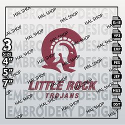 NCAA Logo Embroidery Files, Little Rock Trojans Embroidery Designs, NCAA Trojans, Machine Embroidery Pattern