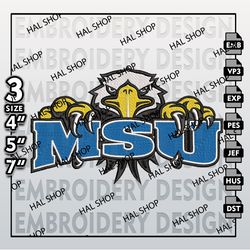 NCAA Logo Embroidery Files, Morehead State Eagles Eagles Embroidery Designs, Machine Embroidery Pattern.