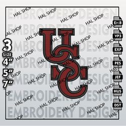 South Carolina Gamecocks Embroidery Files, NCAA Logo Embroidery Designs, NCAA Gamecocks, Machine Embroidery Designs.