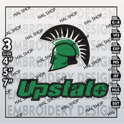 NCAA Embroidery Files, Nike South Carolina Upstate Spartans Embroidery Designs, Spartans, Machine Embroidery Files.