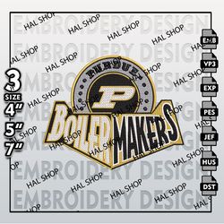 Purdue Boilermakers Embroidery Files, NCAA Logo Embroidery Designs, NCAA Boilermakers Machine Embroidery Designs.