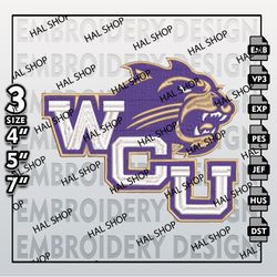 NCAA Western Carolina Catamounts Embroidery Designs, NCAA Logo Embroidery Files Catamounts Football embroidery pattern.