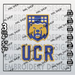 UC Riverside Highlanders Embroidery Designs, NCAA Logo Embroidery Files, NCAA UC Riverside Machine Embroidery Pattern