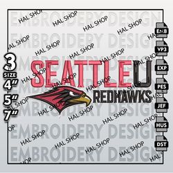 Seattle U Redhawks Embroidery Designs, NCAA Redhawks Machine Embroidery Files, NCAA Embroidery Files