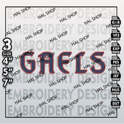 NCAA Saint Mary's Gaels Embroidery Designs, NCAA Gaels Machine Embroidery Files, NCAA Embroidery Files.