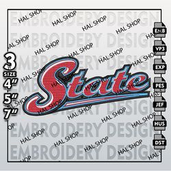 NCAA Delaware State Hornets Embroidery File, 3 Sizes, 6 Formats, NCAA Machine Embroidery Design, NCAA Logo, NCAA Teams