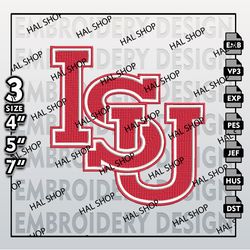 NCAA Illinois State Redbirds Embroidery File, 3 Sizes, 6 Formats, NCAA Redbirds Machine Embroidery Design, NCAA Logo