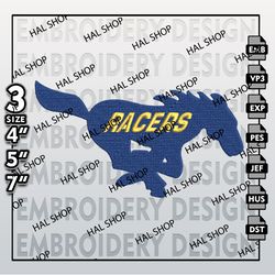 NCAA Murray State Racers Embroidery File, NCAA Logo, NCAA Teams, NCAA Machine Embroidery Design, 3 Sizes, 6 Formats.