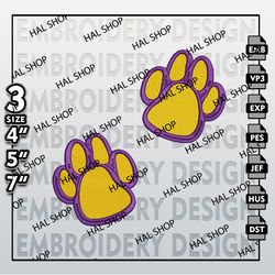 NCAA Northern Iowa Panthers Logo Embroidery Design, Machine Embroidery Files in 3 Sizes for Sport Lovers, NCAA Panthers.