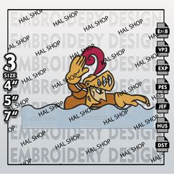 NCAA Valparaiso Beacons 5 Logo Embroidery Design, Machine Embroidery Files in 3 Sizes for Sport Lovers, NCAA Logo Beacon
