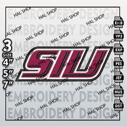 NCAA Southern Illinois Salukis Logo Embroidery Design, Machine Embroidery Files in 3 Sizes for Sport Lovers, NCAA Logo 6