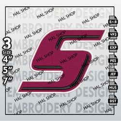 NCAA Southern Illinois Salukis Logo Embroidery Design, Machine Embroidery Files in 3 Sizes for Sport Lovers, NCAA Logo 8