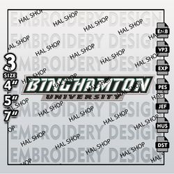NCAA Binghamton Bearcats Logo Embroidery Design, Machine Embroidery Files in 3 Sizes for Sport Lovers, NCAA Logo 5