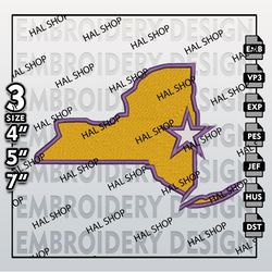 NCAA UAlbany Great Danes Logo Embroidery Design, Machine Embroidery Files in 3 Sizes for Sport Lovers, NCAA Logo 7
