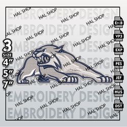 NCAA New Hampshire Wildcats Logo Embroidery Design, Machine Embroidery Files in 3 Sizes for Sport Lovers, NCAA Logo 2