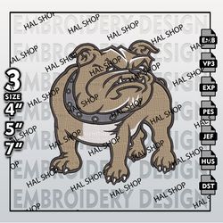 NCAA Bryant Bulldogs Logo Embroidery Design, Machine Embroidery Files in 3 Sizes for Sport Lovers, NCAA Logo 6