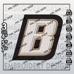 NCAA Bryant Bulldogs Logo Embroidery Design, Machine Embroidery Files in 3 Sizes for Sport Lovers, NCAA Logo 4