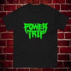 POWER TRIP T-Shirt crossover thrash metal toxic holocaust volcano iron reagan