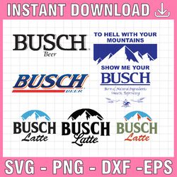 Busch Latte Bundle SVG, Busch Latte svg,png, Busch latte beer, busch latte svg design, cricut file