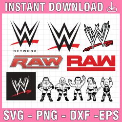WWE Svg, WWE Network svg, Boxing svg,Raw Svg, Raw Cut Files, Logo Raw Svg, Silhouette Svg