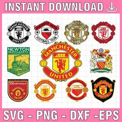 Manchester United Sticker Png Bundle, Digital File,PNG designs bundle,shirt bundle, Sublimation