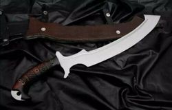 Custom Handmade High Carbon Steel Egyptian Khopesh Sword With Sheath - Outdoor/Indoor Kitchen Tools By Empire Industry