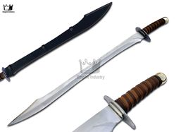 30'' Handmade Sword High Carbon Steel Blade With Sheath Best Gift For Boyfriend - New Year Gift By Empire Industry