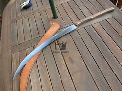 32'' Handmade Moon Sword High Carbon Steel Full Tang With Sheath Best Gift - New Year Gift By Empire Industry