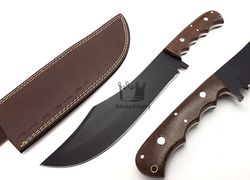 Forged High Carbon Steel Full Tang Hunting Machete With Sheath Best Gift - By Empire Industry Fixed Blade Gift