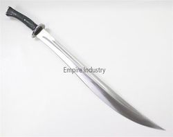 Hand Forged High Carbon Steel Hunting Combat Sword With Sheath Fixed Blade Gift Survival Knife Medieval Swords Gift