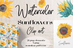 Watercolor digital paper Bouquet of Flower