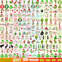 770 Files The Grinch Bundle, Grinch Christmas Svg,  Grinch Clipart Files, Files for Cricut & Silhouette Digital File, 19