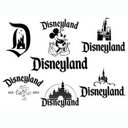 Disneyland Text SVG, Disneyland Alphabet SVG, Disneyland Font Svg, Letters SVG, Disneyland Word Symbol Svg, Vinyl Cut Fi