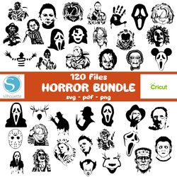 Horror SVG Bundle, Horror Characters SVG, Horror Movie Svg Bundle, Halloween Horror SVG, horror svg, scary svg, horror c