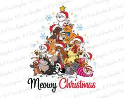 Christmas Cute Cats PNG, Christmas Png, Christmas Cats And Friend Png, Christmas Lights Png, Christmas Trees Png, Funny