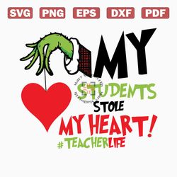 Students Stole My Heart SVG