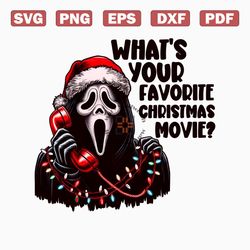 Ghostface Christmas Whats Your Favorite Christmas Movie Png