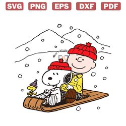 Charlie And The Snoopy Christmas SVG FILE3