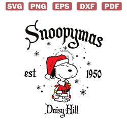 Santa Snoopymas Daisy Hill SVG