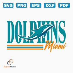 Miami Dolphins Logo SVG Cricut Digital Download