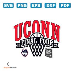 UConn Final Four 2024 Mens Basketball SVG