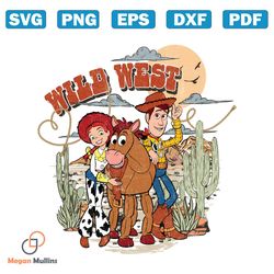 Wild West Disney Toy Story Jessie And Woody PNG