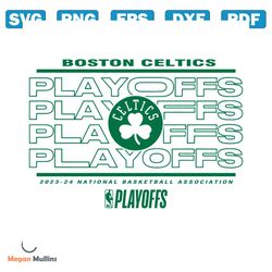 Boston Celtics 2024 NBA Playoffs SVG