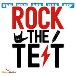 Rock The Test Student Testing PNG