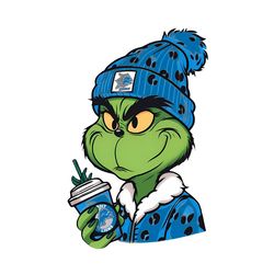 Grinch Boujee Detroit Lions PNG