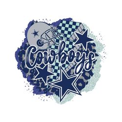 Cowboys Football Helmet Lightning SVG