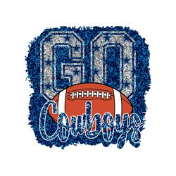 Retro Go Cowboys Football SVG